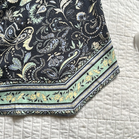 J. Jill Paisley Blue Tunic Top.    Size Medium - Picture 10 of 12